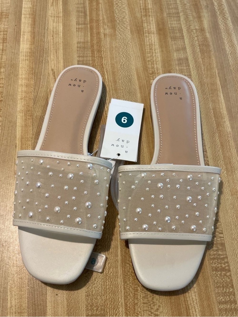 A New Day Women’s Sandals  - Ivory size 9 NWT